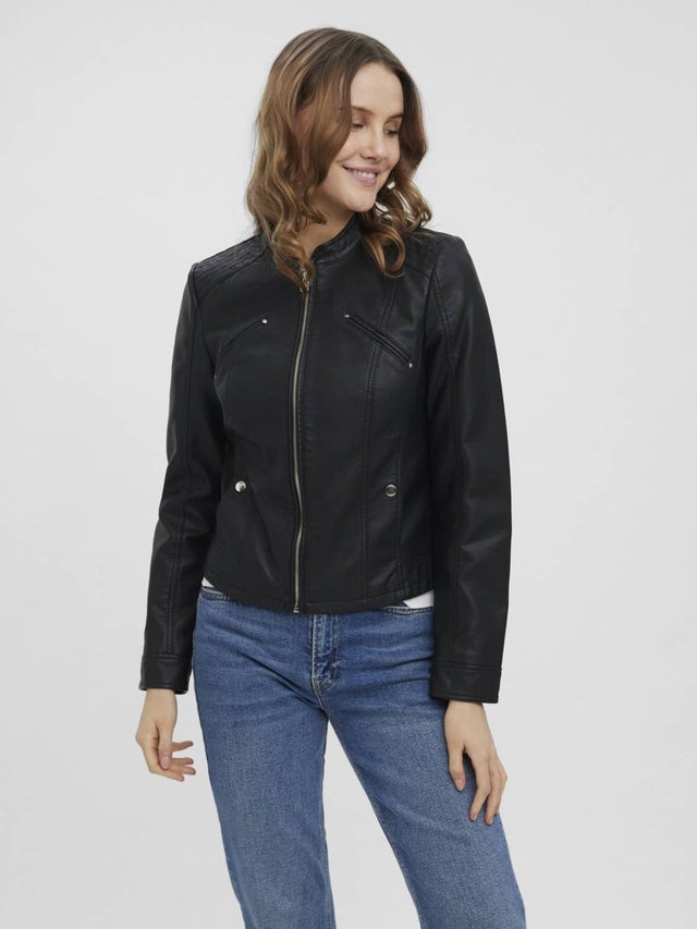 Coalition suede sales shearling moto jacket